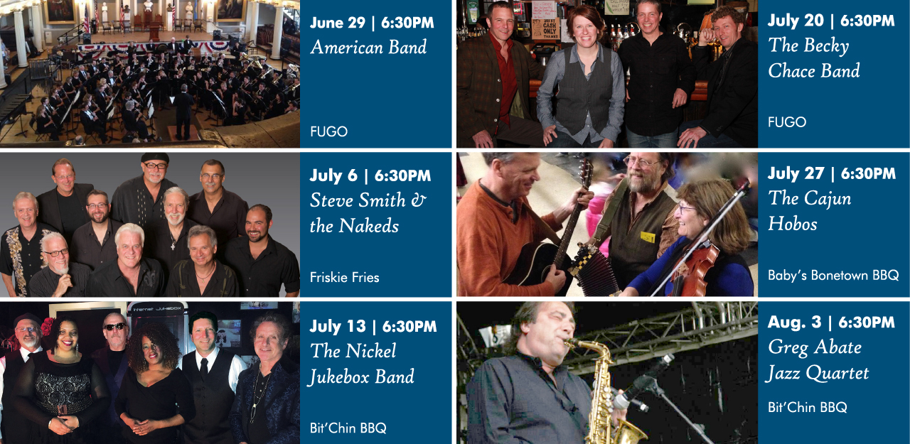 CONCERTS UNDER THE ELMS My Backyard News