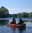 Paddling on the Georgiaville Pond