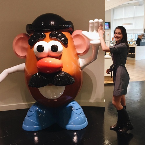 B BV Megan Niederberger and Mr Potato Head