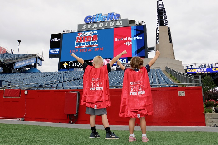 D FOXBORO Kids Fun Run cape